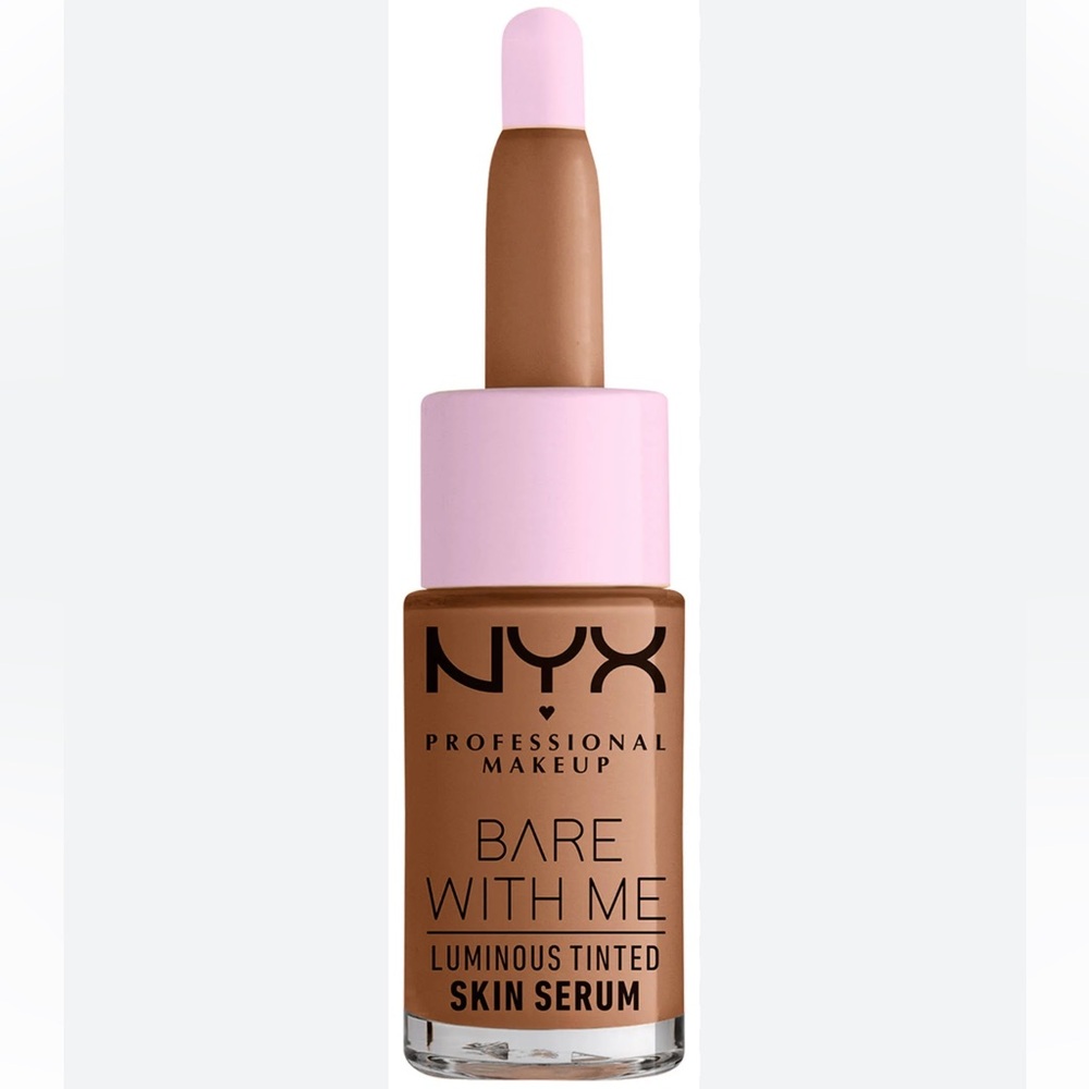 NYX Bare With Me Luminous Tinted Skin Serum Universal Medium Deep
